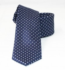          NM Slim Krawatte - Dunkelblau gepunktet Kleine gemusterte Krawatten